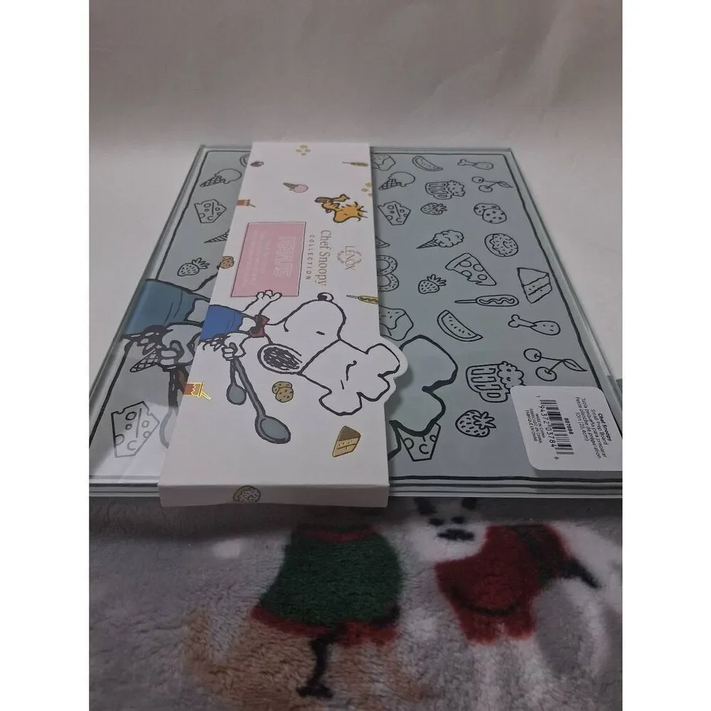 LENOX Chef Snoopy Collection Small Prep Board Peanuts-NWT 10x8'